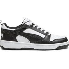Puma  Rebound V6 Low Beyaz Siyah Kadın Sneaker 406388-01