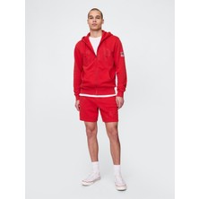 Gap Erkek Kırmızı VintageSoft Gap Logo Sweat Şort
