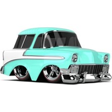 Larskas Biriktirilebilir Mavi Custom Araba - 1956 Model