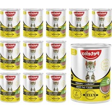 Larskas Tavuklu Pate - Yetişkin Kedi Konservesi, 400 gr x 12 Adet