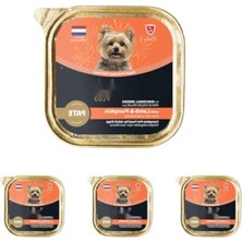 Larskas Kuzu ve Kabaklı Mini Küçük Irk Yetişkin Köpek Maması, 85 gr (4 Paket)
