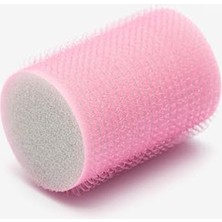 Larskas Cırtlı Sünger Bigudi, Pembe - 8 Adet, 4 cm Çapında
