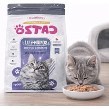 Larskas Somon Etli Kısır Kedi Maması 500 G | Dengeli Beslenme ve Omega 3-6 Desteği