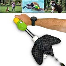 Larskas Uçan Ördek Sapan Mekanizmalı Köpek Oyuncağı - Suya Dayanıklı