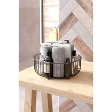 Empressco Şık Metal Organizer Sepet, Mat Siyah, Çok Amaçlı ve Dayanıklı Tasarım