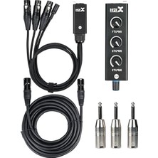 Larskas Portatif 3-Kanal Kişisel Mixer Sistemi ile Ses Kontrolü