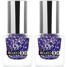 Larskas Glitter Oje 2'li Paket, NO:228, Işıltılı Renk Seçenekleri
