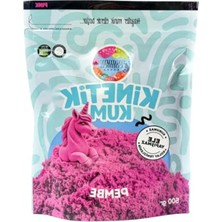 Larskas Pembe Kinetik Kum - 500 Gr, Eğitici Oyun Seti