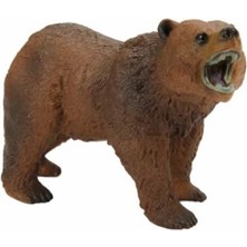 Larskas Vahşi Boz Ayı Figürü, 12 cm
