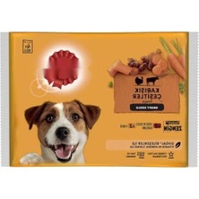 Larskas Etli Seçenekler Yaş Mama, 4'lü Poşet Paket, 400 G