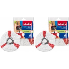 Larskas Yedek Paspas Üçgen Başlık, Mikrofiber Temizlik Seti ile Yumuşak Performans