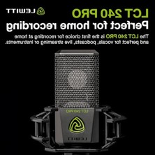 Larskas Ev Kaydı Için Xlr Kondenser Mikrofon ve Ön Cam Seti