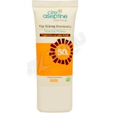 5 Adet Cire Aseptine Sun Güneş Koruyucu Yüz Yaşlanma ve Leke Karşıtı 50 Spf 50 ml
