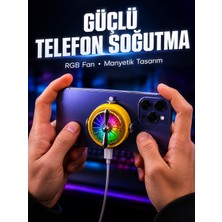 Mobil Lar Için Rgb Işıklı Telefon Soğutucu Midastech
