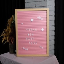 Larskas Pembe Yazı Panosu ve Büyük Boy Harf Seti, 2 Adet