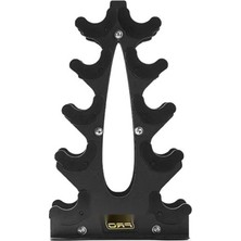 Larskas Dayanıklı Çelik Dambıl Standı - 5 Çift Kapasite