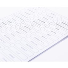 Larskas Karışık Baharat, Bakliyat ve Kuruyemiş Sticker Seti (675 Adet)