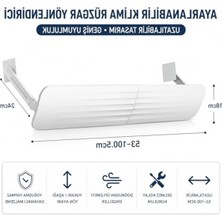 Larskas Ayarlanabilir Klima Rüzgar Yönlendirici Deflektör, Kolay Kurulum