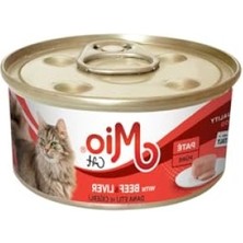 Larskas 85 gr Dana Etli ve Ciğerli Kedi Yaş Mama, 24 Adet