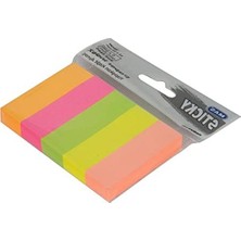 Larskas 12X45 mm Yapışkanlı Plastik Ayraç, 25 Yapraklı Set