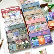 Larskas 4 Mevsim Temalı 6 Adet Çıkartma Kutu Seti - Bullet Journal