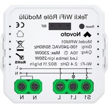 Larskas Tuya Uyumlu Tekli Wifi Akıllı Anahtar (10A - 220V Röle) - Tek Çıkışlı, Anahtar Girişli, Google Asistan, Alexa Destekli Switch