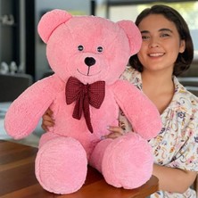 Larskas Büyük Boy Peluş Ayıcık, Yumuşak ve Sevimli, Pembe Renk