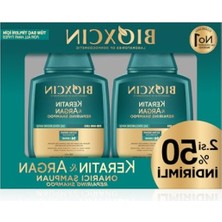 Larskas Yıpranmış Saçlar Için Keratin ve Argan Yağlı Onarıcı Şampuan | 2 x 300 ml