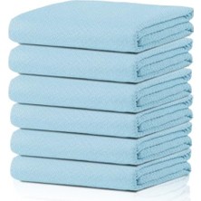 Larskas Balıksırtı Desen Mikrofiber Temizlik Bezi - 6'lı Paket
