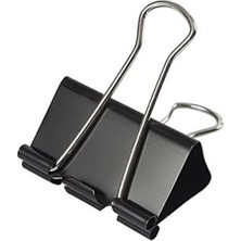 Larskas Dayanıklı Metal Binder Klips, 41 Mm, 12 Adet