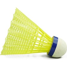 Larskas Yüksek Kaliteli 6'lı Plastik Badminton Topu - Sarı