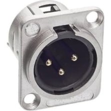 Larskas Xlr Şase Erkek Canon 3 Pinli Konnektör