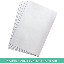 Larskas A4 Mat Kuşe Kağıt, 250 Yaprak, 150 gr Ağırlık, Yüksek Kalite Baskı Için