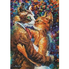 Larskas Aşık Kedilerin Dansı - 1000 Parça Puzzle