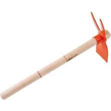 Larskas Dayanıklı Metal Saplı Bahçe Çapası, Ergonomik Ahşap Sap, Toprak Havalandırma Aracı