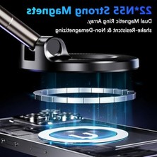 Larskas 360° Ayarlanabilir Vakum Manyetik Telefon Tutacağı, Tüm Modeller Için