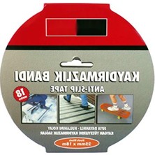 Larskas 25 mm Kaydırmaz Zemin Bantı - 18,3 M Siyah