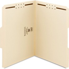 Larskas Manila Klasör, 12 Adet, Güçlendirilmiş Tab, 1/3-Cut
