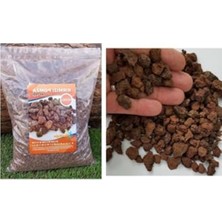 Larskas Kırmızı Pomza Taşı, 5 Litre, 3-8 mm Boyutunda Volkanik Malzeme