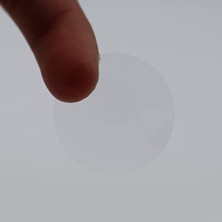Larskas Şeffaf Çap Kutu Kapatma Etiketi - 30MM x 30MM, 900 Adet