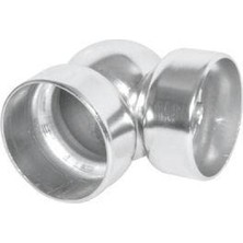 Larskas Parlak Boş Küre Dirsek - 50MM 4'lü Paket
