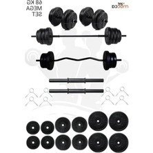 Larskas 68 Z-Barlı Halter Seti, Fitness ve Ağırlık Çalışmaları Için