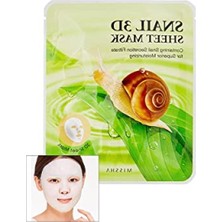 Larskas Salyangoz Salgısı Içeren Nemlendirici 3D Yaprak Maske