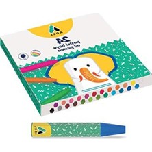 Larskas 24 Renk Canlı Pastel Boya Seti, Yumuşak ve Kolay Kullanım