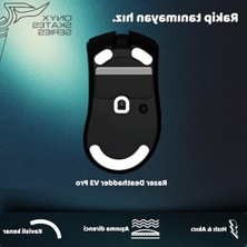 Larskas Klasse Onyx Mouse Skate (Razer Deathadder V3 Pro ile Uyumlu Skatez)