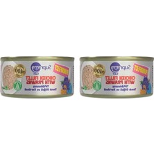 Larskas Tavuk Göğsü ve Karidesli Tiftiklenmiş Konserve Kedi Maması, 70 gr (2 Paket)