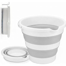 Larskas Katlanabilir Temizlik Kovası, 12 Litre Kapasite, Portatif