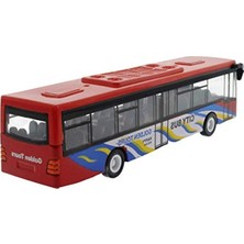 Larskas Kırmızı Metal Otobüs Modeli - 632-27