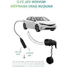 Larskas V2L Elektrikli Araç Şarj Kablosu Seti, 3'lü Pratik Çözüm