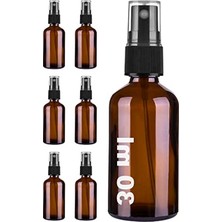 Larskas Spreyli Amber Cam Şişe, Sızdırmaz Kapaklı, 30 Ml, 6 Adet